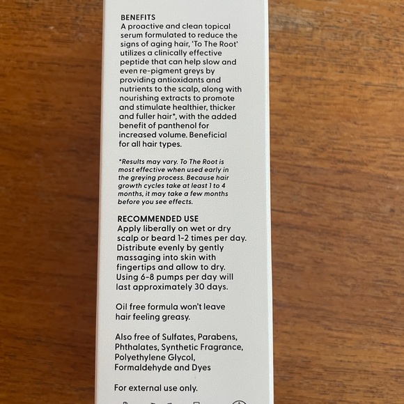 Arey Grey to The Root Serum Stimulating and Preserving Hair Pigment - Picture 2 of 3